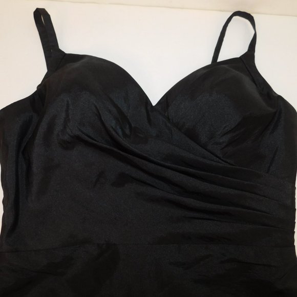 Da Vinci Black Cocktail Party Dress Size 12 Vintage Holiday - Picture 11 of 11